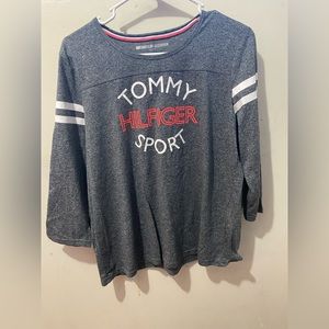 Gray Tommy Hilfiger workout shirt